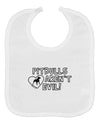 Pitbulls Aren't Evil Baby Bib