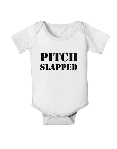 Pitch Slapped Baby Romper Bodysuit-Baby Romper-TooLoud-White-06-Months-Davson Sales