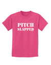 Pitch Slapped Childrens Dark T-Shirt-Childrens T-Shirt-TooLoud-Sangria-X-Small-Davson Sales