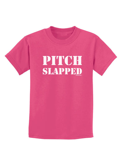 Pitch Slapped Childrens Dark T-Shirt-Childrens T-Shirt-TooLoud-Sangria-X-Small-Davson Sales