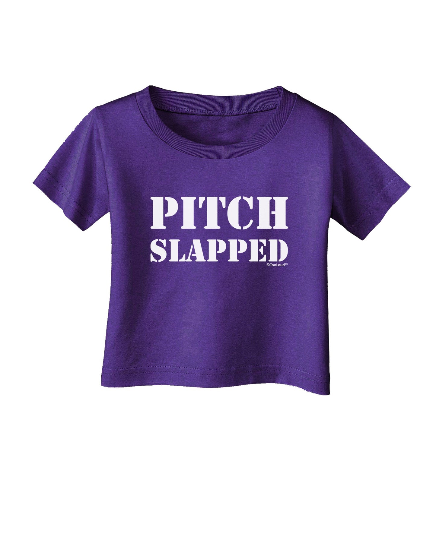 Pitch Slapped Infant T-Shirt Dark-Infant T-Shirt-TooLoud-Purple-06-Months-Davson Sales