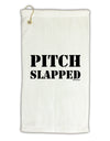 Pitch Slapped Micro Terry Gromet Golf Towel 16 x 25 inch-Golf Towel-TooLoud-White-Davson Sales