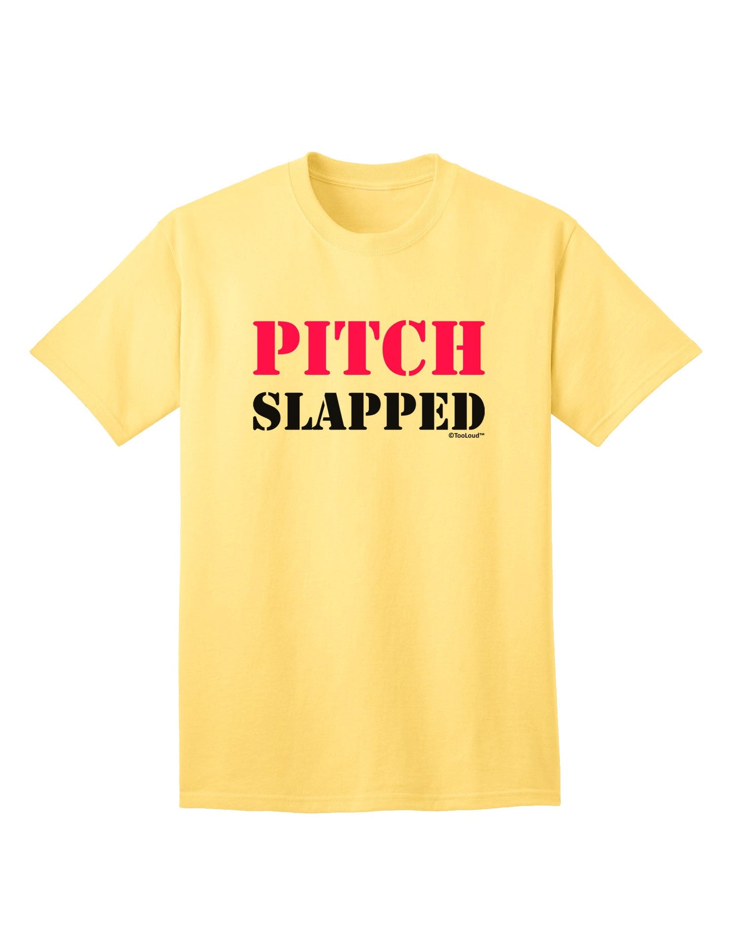 Pitch Slapped - Pink Adult T-Shirt-Mens T-Shirt-TooLoud-Yellow-Small-Davson Sales