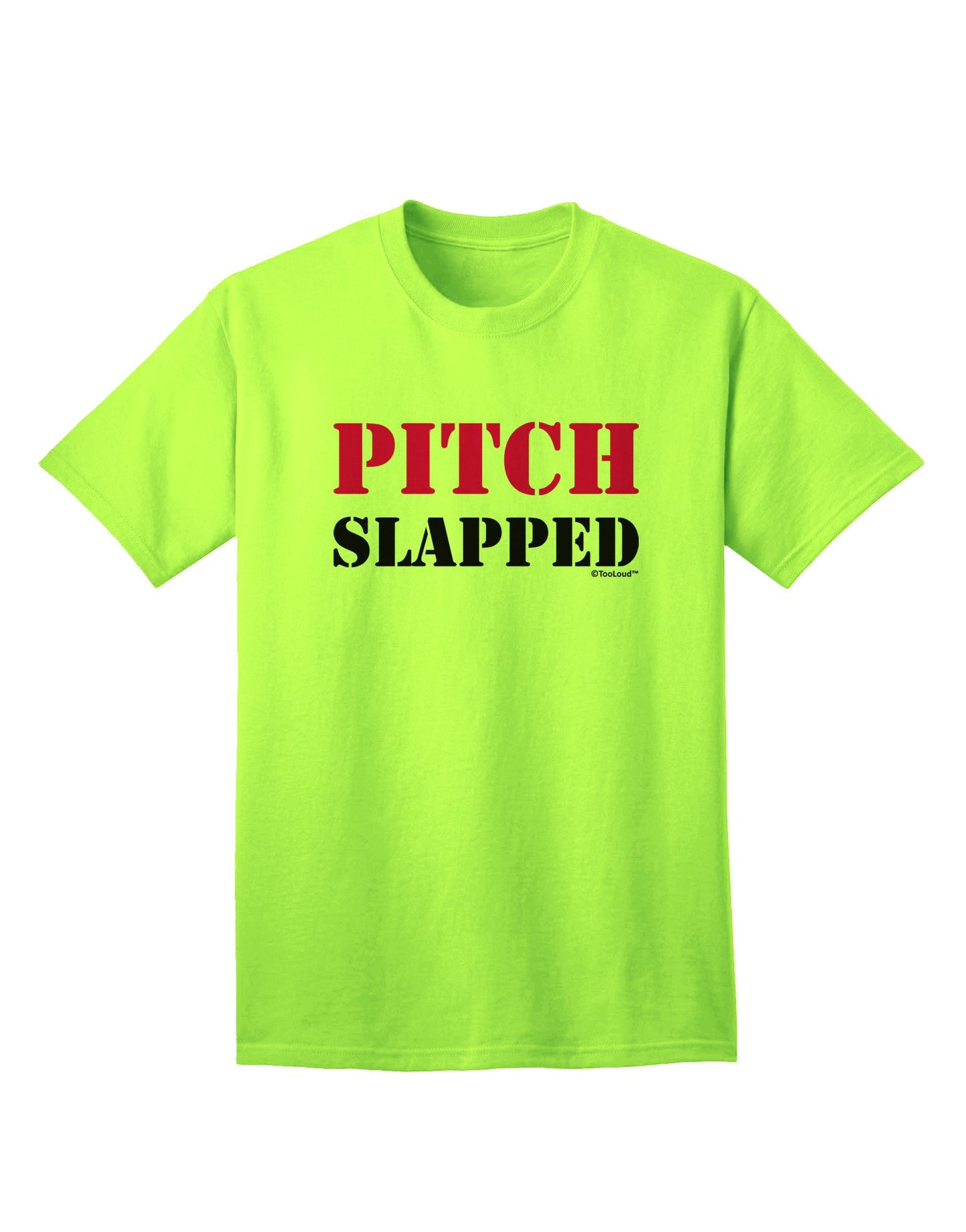 Pitch Slapped - Pink Adult T-Shirt-Mens T-Shirt-TooLoud-Neon-Green-Small-Davson Sales