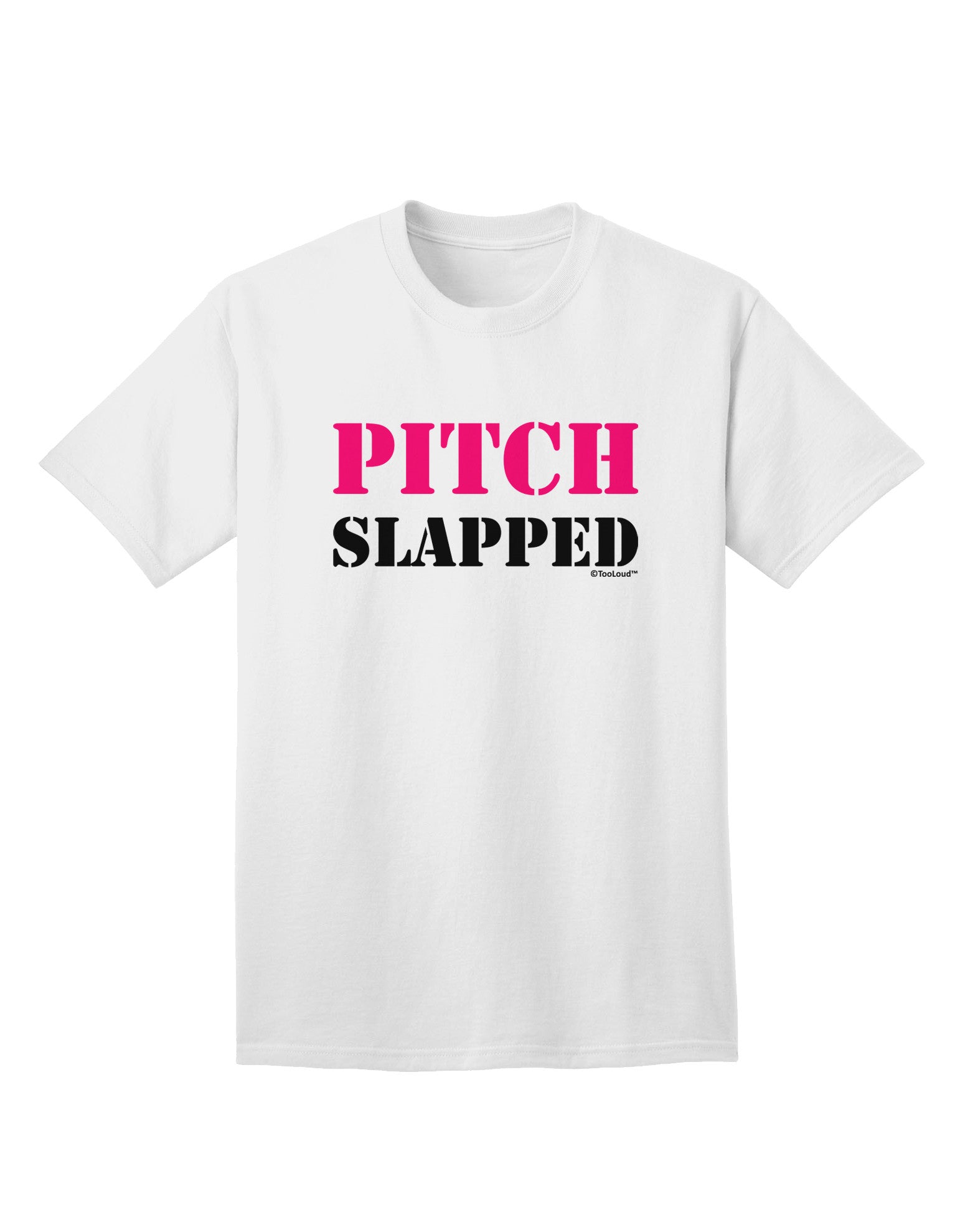 Pitch Slapped - Pink Adult T-Shirt-Mens T-Shirt-TooLoud-White-Small-Davson Sales