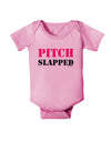 Pitch Slapped - Pink Baby Romper Bodysuit-Baby Romper-TooLoud-Light-Pink-06-Months-Davson Sales