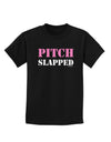 Pitch Slapped - Pink Childrens Dark T-Shirt-Childrens T-Shirt-TooLoud-Black-X-Small-Davson Sales