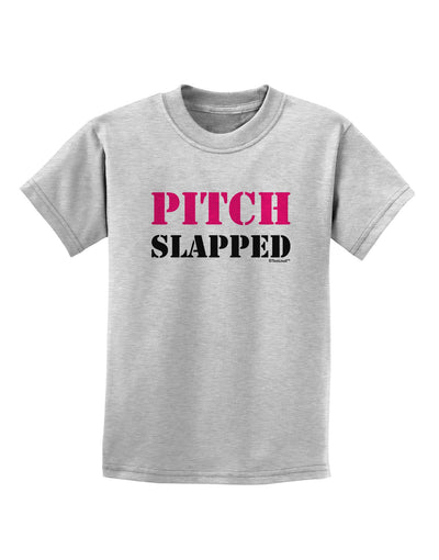 Pitch Slapped - Pink Childrens T-Shirt-Childrens T-Shirt-TooLoud-AshGray-X-Small-Davson Sales