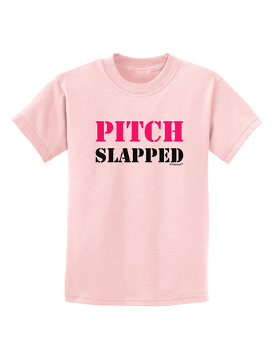 Pitch Slapped - Pink Childrens T-Shirt-Childrens T-Shirt-TooLoud-PalePink-X-Small-Davson Sales