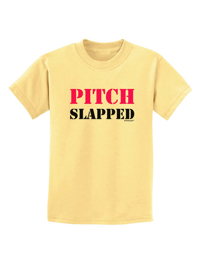 Pitch Slapped - Pink Childrens T-Shirt-Childrens T-Shirt-TooLoud-Daffodil-Yellow-X-Small-Davson Sales