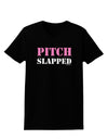 Pitch Slapped - Pink Womens Dark T-Shirt-TooLoud-Black-X-Small-Davson Sales