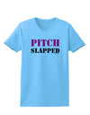 Pitch Slapped - Pink Womens T-Shirt-Womens T-Shirt-TooLoud-Aquatic-Blue-X-Small-Davson Sales