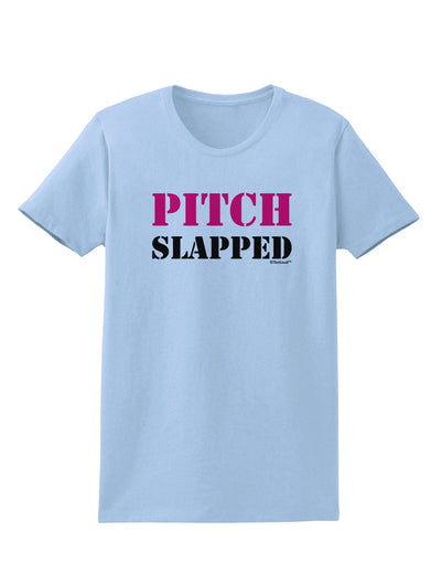 Pitch Slapped - Pink Womens T-Shirt-Womens T-Shirt-TooLoud-Light-Blue-X-Small-Davson Sales