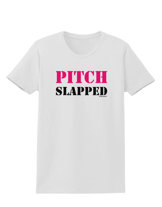Pitch Slapped - Pink Womens T-Shirt-Womens T-Shirt-TooLoud-White-X-Small-Davson Sales