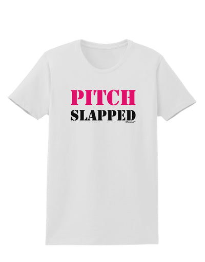 Pitch Slapped - Pink Womens T-Shirt-Womens T-Shirt-TooLoud-White-X-Small-Davson Sales