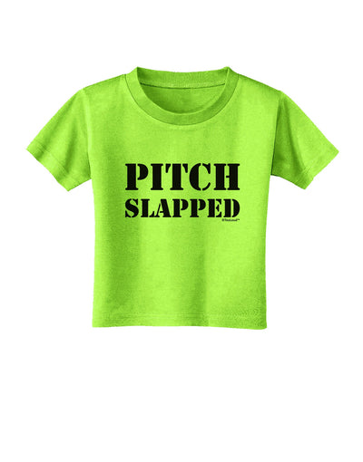 Pitch Slapped Toddler T-Shirt-Toddler T-Shirt-TooLoud-Lime-Green-2T-Davson Sales