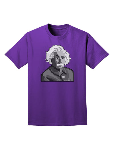 Pixel Albert Design Adult Dark T-Shirt by TooLoud-Mens T-Shirt-TooLoud-Purple-Small-Davson Sales