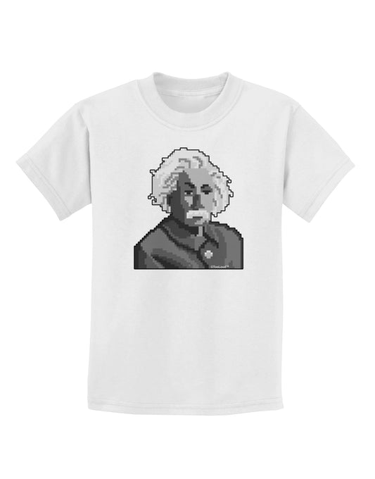 Pixel Albert Design Childrens T-Shirt by TooLoud-Childrens T-Shirt-TooLoud-White-X-Small-Davson Sales