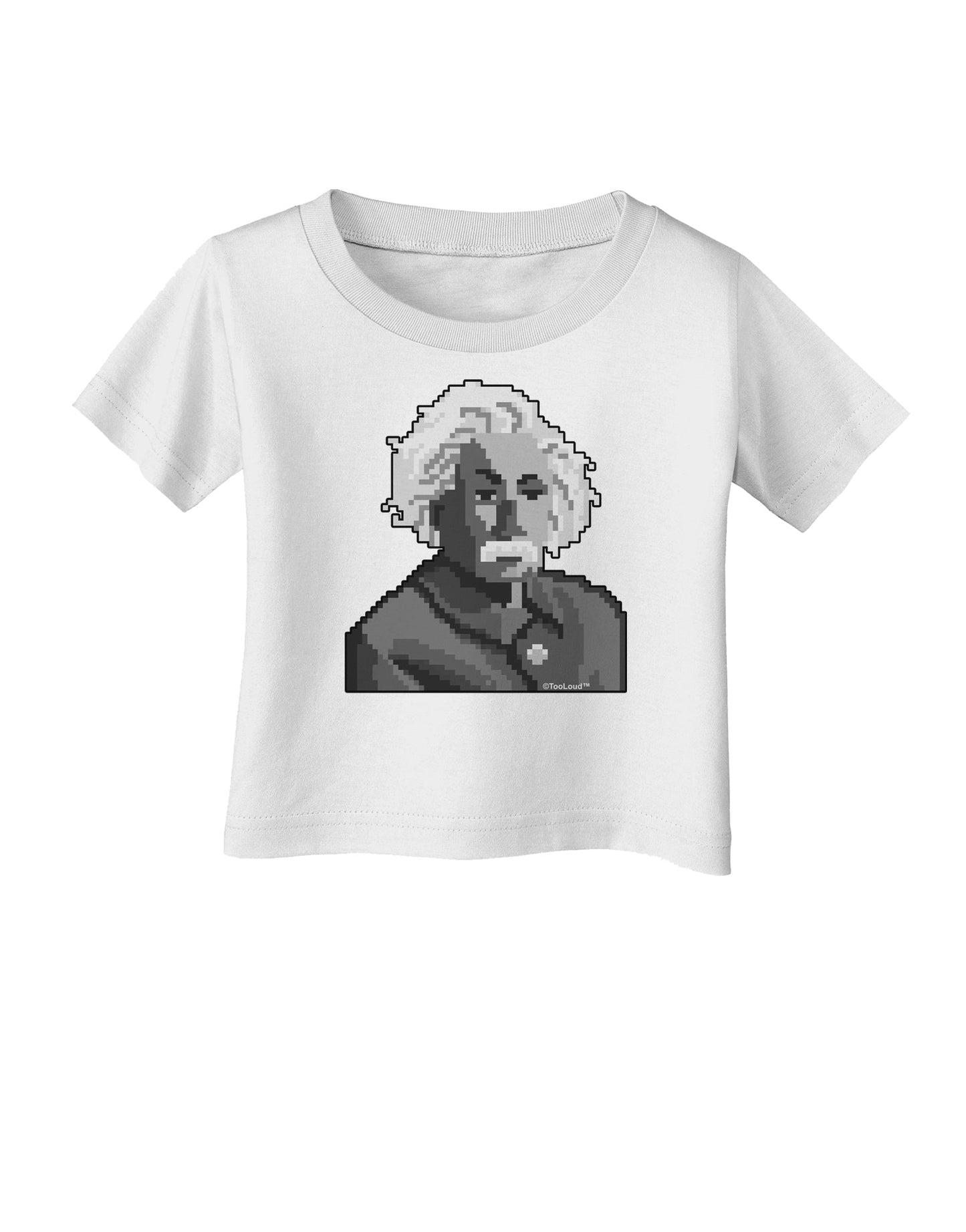 Pixel Albert Design Infant T-Shirt by TooLoud-Infant T-Shirt-TooLoud-White-06-Months-Davson Sales