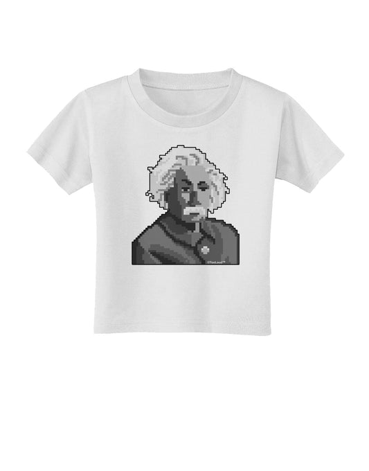 Pixel Albert Design Toddler T-Shirt by TooLoud-Toddler T-Shirt-TooLoud-White-2T-Davson Sales
