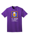 Pixel Beer Item Adult Dark T-Shirt-Mens T-Shirt-TooLoud-Purple-Small-Davson Sales