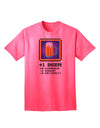 Pixel Beer Item Adult T-Shirt-unisex t-shirt-TooLoud-Neon-Pink-Small-Davson Sales