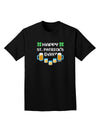 Pixel Happy St Patricks Day Adult Dark T-Shirt-Mens T-Shirt-TooLoud-Black-Small-Davson Sales