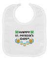 Pixel Happy St Patricks Day Baby Bib