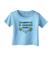 Pixel Happy St Patricks Day Infant T-Shirt-Infant T-Shirt-TooLoud-Aquatic-Blue-06-Months-Davson Sales