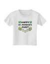 Pixel Happy St Patricks Day Toddler T-Shirt-Toddler T-Shirt-TooLoud-White-2T-Davson Sales