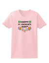 Pixel Happy St Patricks Day Womens T-Shirt-Womens T-Shirt-TooLoud-PalePink-X-Small-Davson Sales