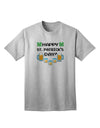 Pixel Happy St. Patrick's Day Premium Adult T-Shirt - Limited Edition-Mens T-shirts-TooLoud-AshGray-Small-Davson Sales