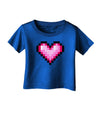 Pixel Heart Design B - Valentine's Day Infant T-Shirt Dark by TooLoud-Infant T-Shirt-TooLoud-Royal-Blue-06-Months-Davson Sales