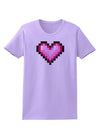 Pixel Heart Design B - Valentine's Day Womens T-Shirt by TooLoud-Womens T-Shirt-TooLoud-Lavender-X-Small-Davson Sales