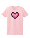 Pixel Heart Design B - Valentine's Day Womens T-Shirt by TooLoud-Womens T-Shirt-TooLoud-PalePink-X-Small-Davson Sales