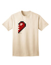 Pixel Heart Design Couples Adult T-Shirt - Right, Exclusively by TooLoud-Mens T-shirts-TooLoud-Natural-Small-Davson Sales