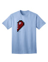Pixel Heart Design Couples Adult T-Shirt - Right, Exclusively by TooLoud-Mens T-shirts-TooLoud-Light-Blue-Small-Davson Sales