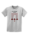 Pixel Heart Invaders Design Childrens T-Shirt-Childrens T-Shirt-TooLoud-AshGray-X-Small-Davson Sales