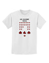 Pixel Heart Invaders Design Childrens T-Shirt-Childrens T-Shirt-TooLoud-White-X-Small-Davson Sales