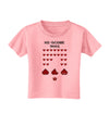 Pixel Heart Invaders Design Toddler T-Shirt