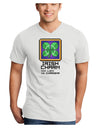 Pixel Irish Charm Item Adult V-Neck T-shirt-Mens V-Neck T-Shirt-TooLoud-White-Small-Davson Sales