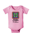 Pixel Irish Charm Item Baby Romper Bodysuit-Baby Romper-TooLoud-Pink-06-Months-Davson Sales