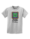 Pixel Irish Charm Item Childrens T-Shirt-Childrens T-Shirt-TooLoud-AshGray-X-Small-Davson Sales