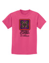 Pixel Irish Charm Item Childrens T-Shirt-Childrens T-Shirt-TooLoud-Sangria-X-Small-Davson Sales