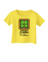 Pixel Irish Charm Item Infant T-Shirt-Infant T-Shirt-TooLoud-Yellow-06-Months-Davson Sales