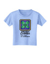 Pixel Irish Charm Item Toddler T-Shirt-Toddler T-Shirt-TooLoud-Aquatic-Blue-2T-Davson Sales