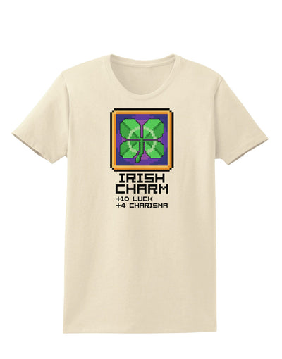 Pixel Irish Charm Item Womens T-Shirt-Womens T-Shirt-TooLoud-Natural-X-Small-Davson Sales