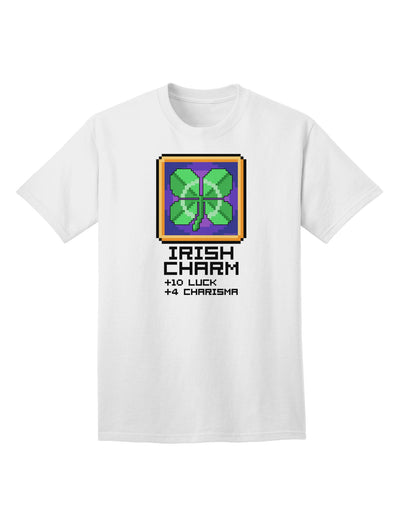 Pixel Irish Charm - Premium Adult T-Shirt Collection-Mens T-shirts-TooLoud-White-Small-Davson Sales