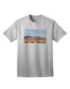 Pixel Landscape - Desert Adult T-Shirt-Mens T-Shirt-TooLoud-AshGray-Small-Davson Sales