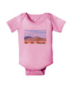 Pixel Landscape - Desert Baby Romper Bodysuit-Baby Romper-TooLoud-Pink-06-Months-Davson Sales